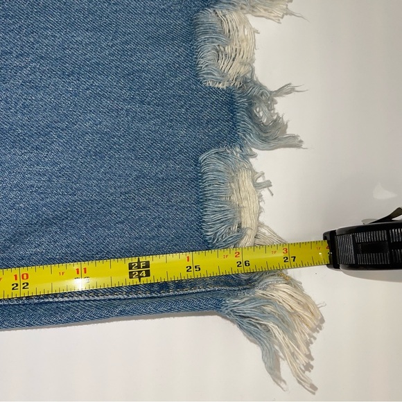 Free People Maggie Mid-Rise Straight-Leg Jeans light stone Wash Sz 26 - Picture 14 of 17